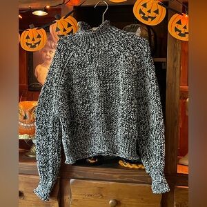 Knit chunky sweater